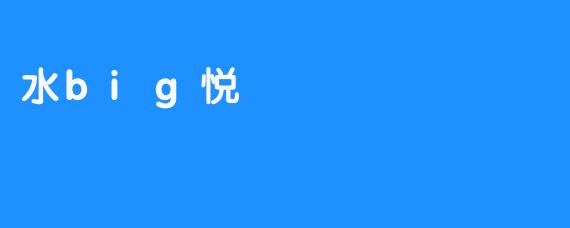 水big悦